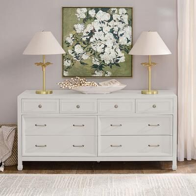 Rylan Wide Dresser - French Grey - Grandin Road