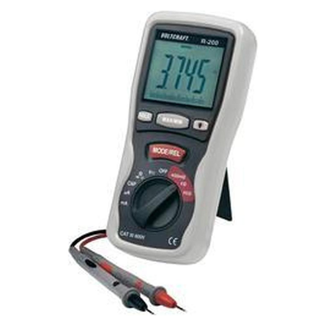 Voltcraft Milliohm-Meter (CAT III 600V, Hand-Multimeter) (R-200)