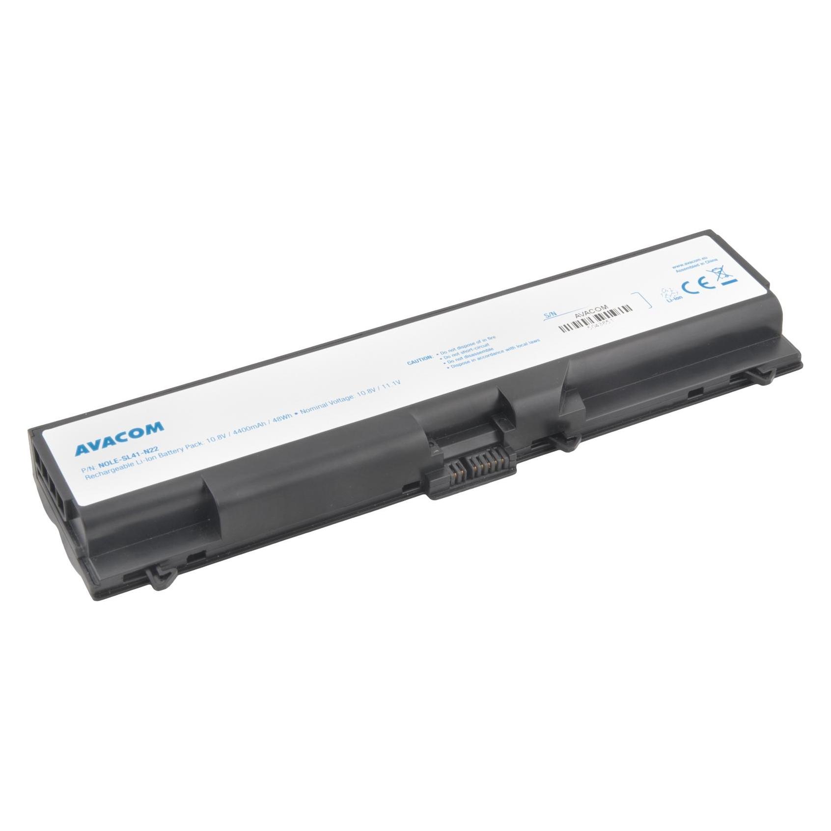 Avacom LENOVO THINKPAD T410/SL510/EDGE 14", EDGE 15" LI-ION (6 Zellen, 4400 mAh) (NOLE-SL41-N22)