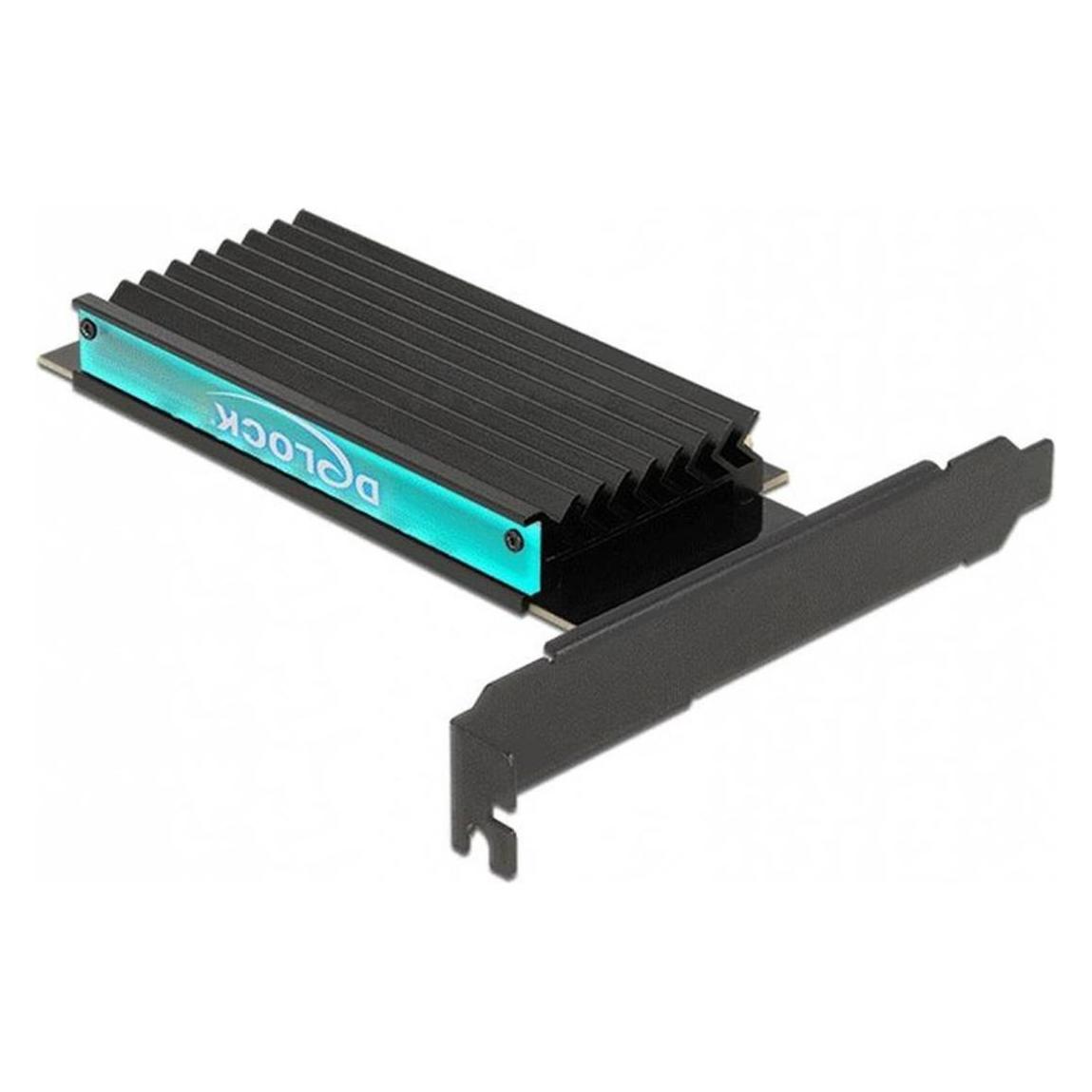 Delock Host Bus Adapter PCIe x4 - M.2, NVMe, Key M, RGB-LED (89013)
