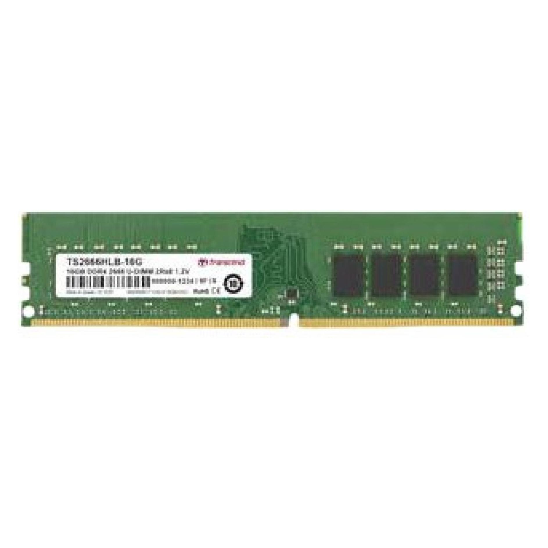 Transcend DDR4-3200, 288-pin UDIMM CL22 (1 x 4GB, 3200 MHz, DDR4-RAM) (JM3200HLH-4G)