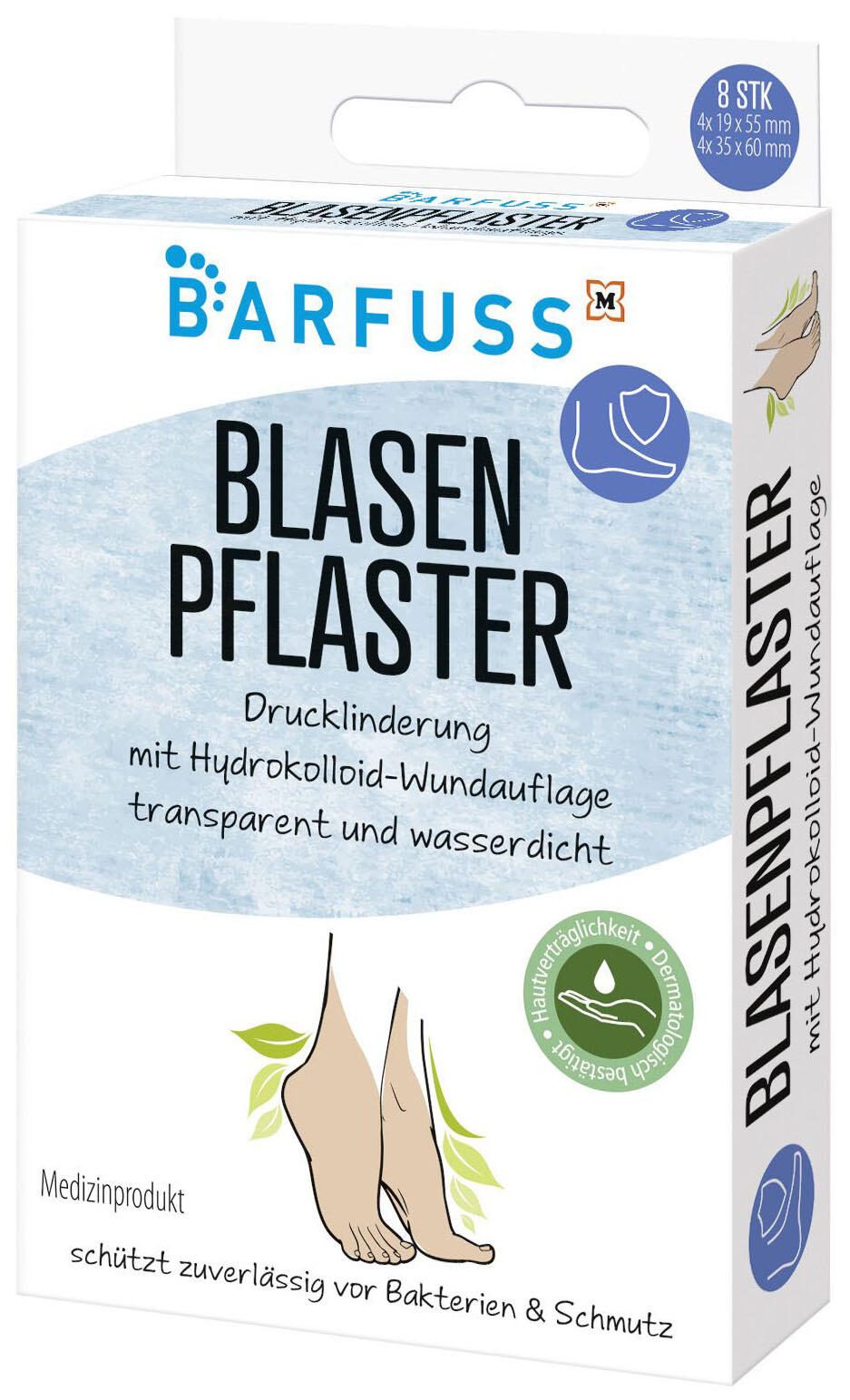 BARFUSS Blasenpflaster transparent 2755796