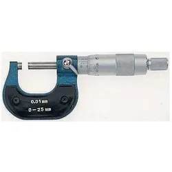 RS PRO, Messuhr + Messschraube, Spindle lock Micrometer 0-25mm