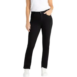 MAC Melanie Jeans Straight Leg Black Black-D34 / L28