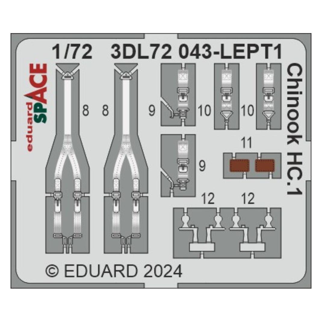 Eduard Chinook HC.1 SPACE AIRFIX (3DL72043)