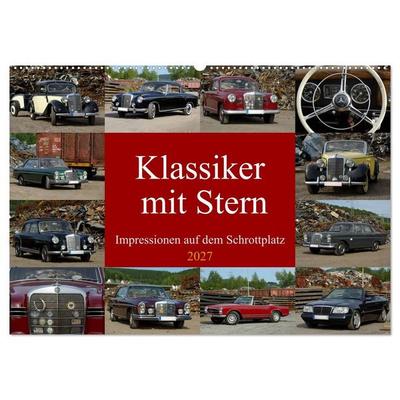 Klassiker mit Stern (Wandkalender 2027 DIN A2 quer), CALVENDO Monatskalender