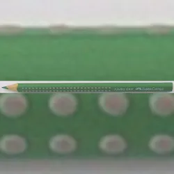 Faber-Castell 110963 Buntstift Jumbo GRIP smaragdgrün(S)