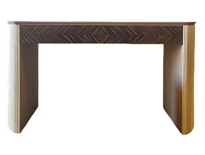 JVmoebel Schminktisch Eleganter Schminktisch aus italienischem Holz in Braun (Schminktisch), Made in Italy