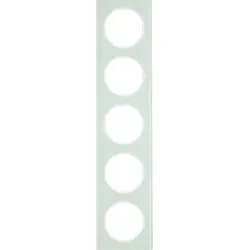 Berker Rahmen Glas/pows 5-fach 10152209