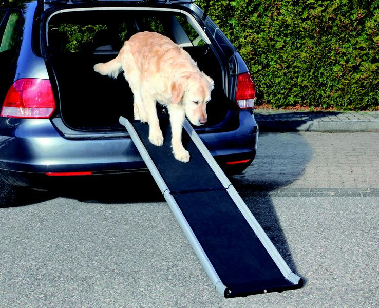 TRIXIEHEIMTIERBEDARF Alu-Klapp-Rampe 38 155 cm, 5,6 kg schwarz 08736906