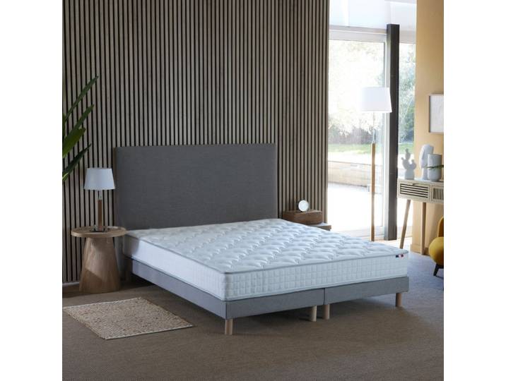 Pack astre matelas ressorts sommier couette oreillers 2x80x200