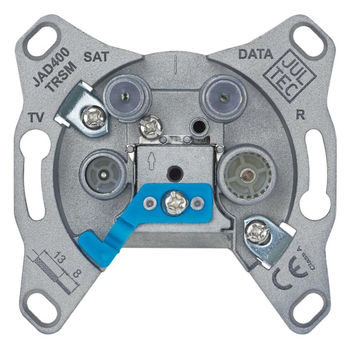 Jultec Stichdose 4-Loch JAD400TRSM65/862/950MHz TV/RADIO/SAT/MODEM (Antennenkabel) (JAD400TRSM)