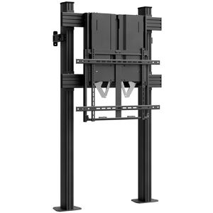 Hagor TV-Wandhalterung HP Counterbalanced Floor-Wall, 8223, bis 40 cm höhenverstellbar, bis 60 kg, 46-70 Zoll