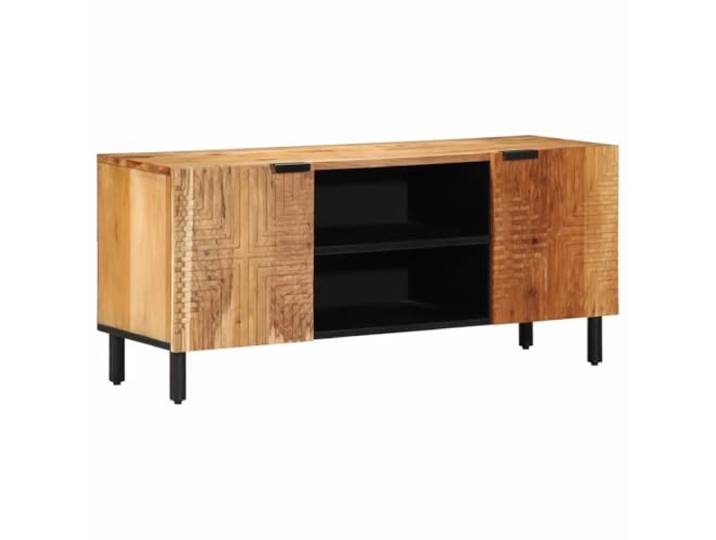 vidaXL TV-Schrank 105x33x46 cm Massivholz Akazie