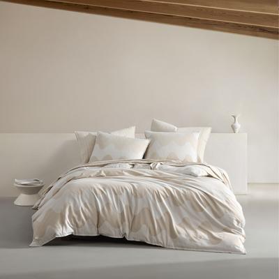 Marimekko Lokki Beige Cotton Duvet Cover Set