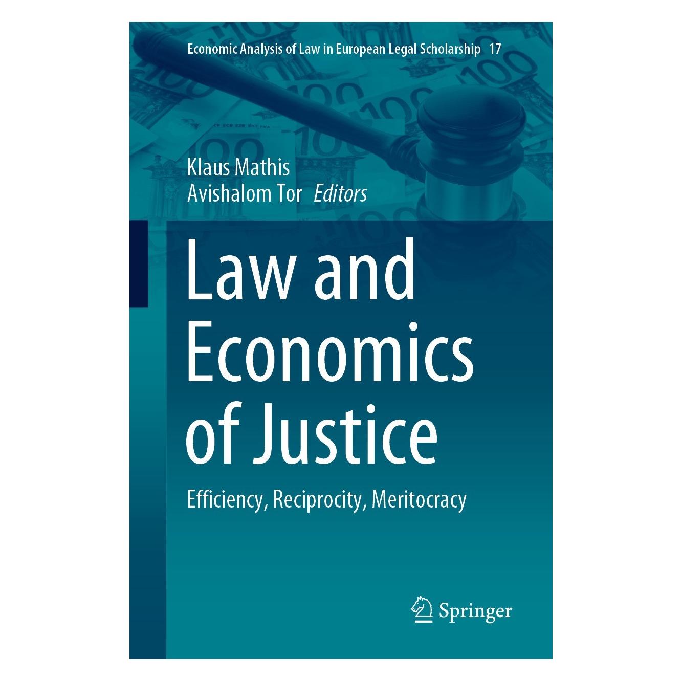 Springer Law and Economics of Justice (Englisch, Hardcover, Avishalom Tor, Klaus Mathis) (9783031568213)