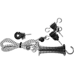 Kerbl Torsystem Eco Weidezaun Torgriff elastisches Seil stromführend, Größe: 0