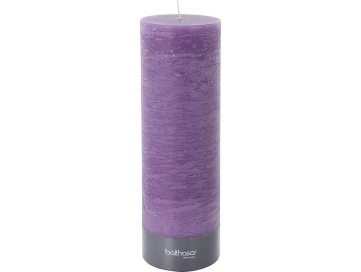 Zylinderkerze Rustico - Farbe: flieder - Material: Wachs - 147