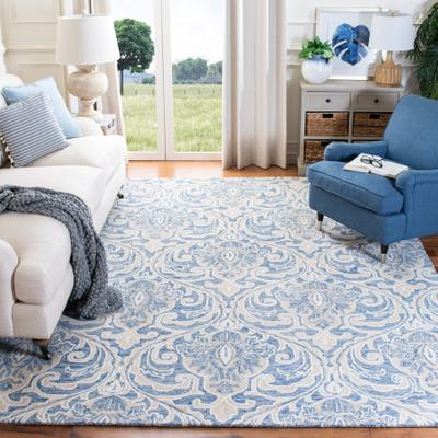 SAFAVIEH Handmade Micro-Loop Lorry Modern Wool Rug