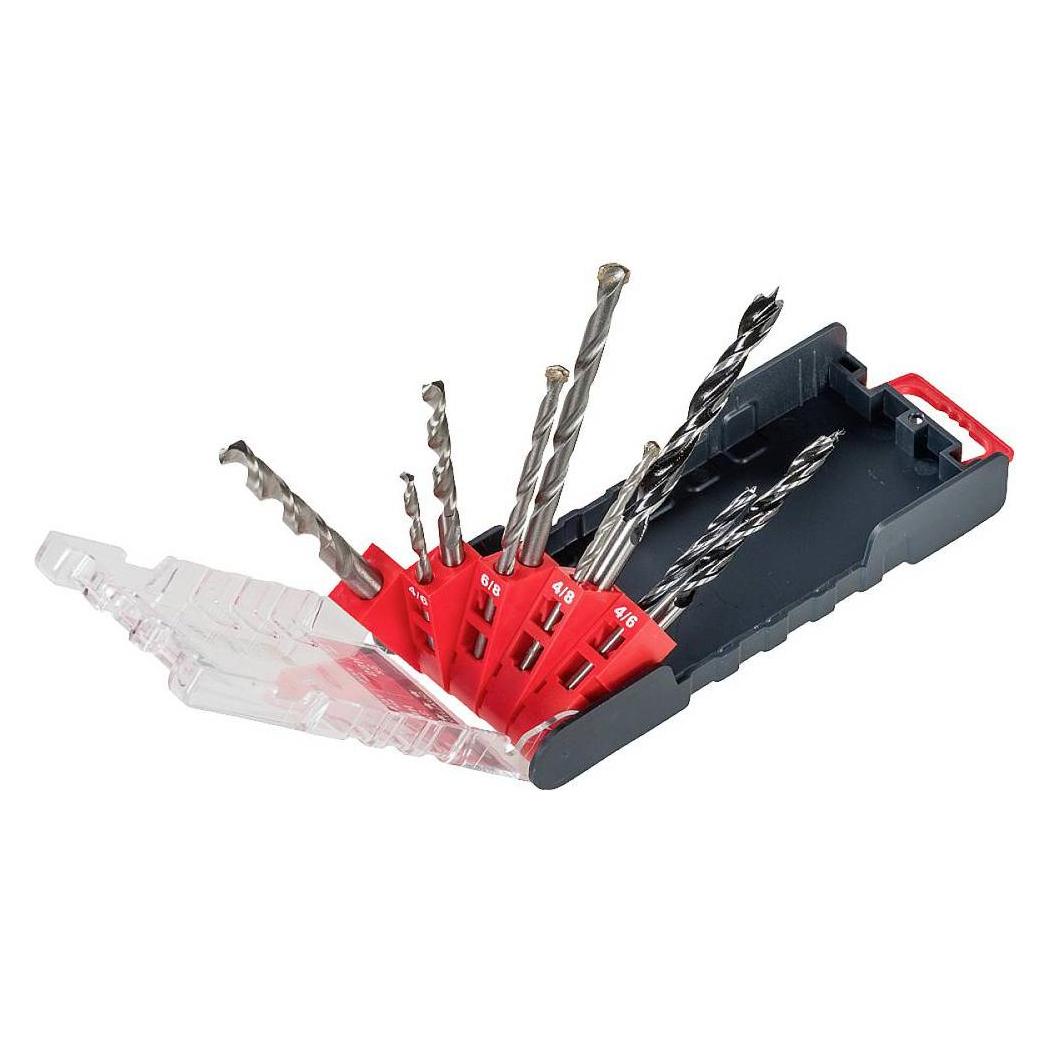 kwb Kombi Bohrer Kassette 9tlg PWRBOX (3 mm, 4 mm, 5 mm, 6 mm, 8 mm) (109154)