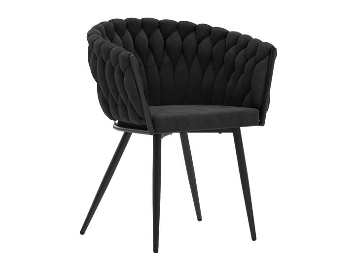 Sessel Samt ROMA schwarz