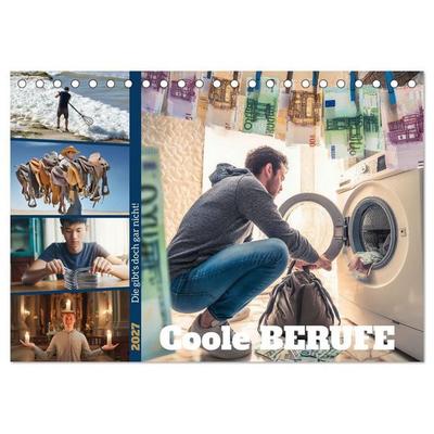 Coole Berufe (Tischkalender 2027 DIN A5 quer), CALVENDO Monatskalender