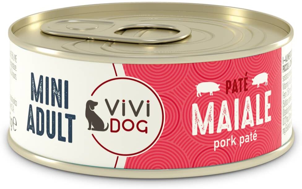 ViVi Dog Mini Adult Lattina Multipack 12x85G MAIALE