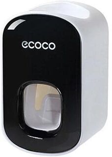 Uplift Essentials Automatic High Torque Wall Mounted Toothpaste & Cleanser Dispenser black