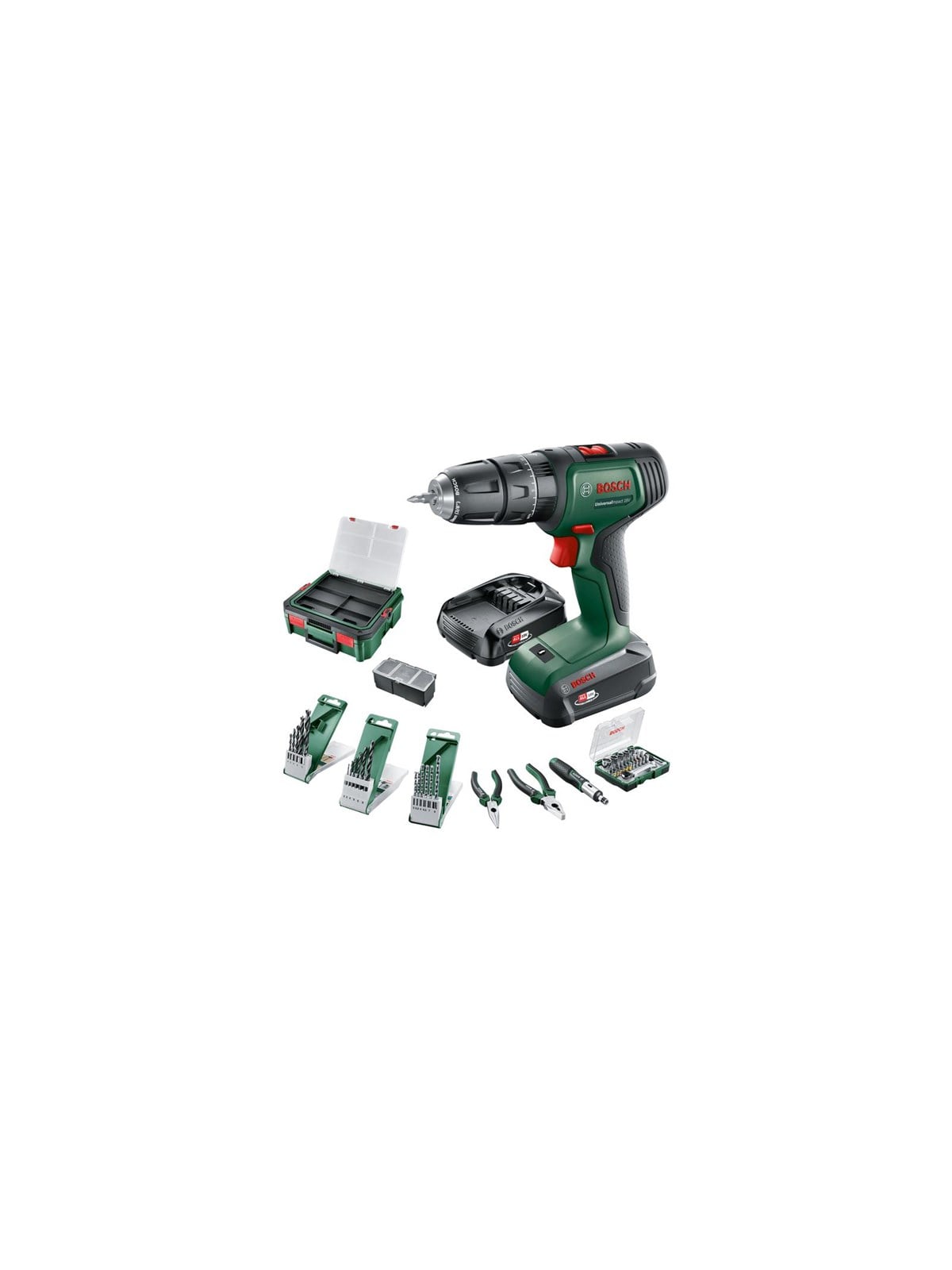 Bosch Universal Impact 18V + SystemBox 1.5/2.5AH M/46AC