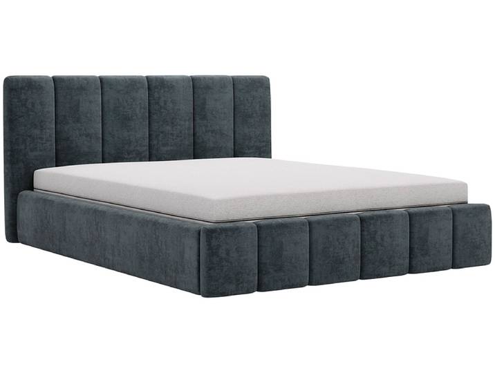 Bett CHIARA 140x200cm samt nachtblau