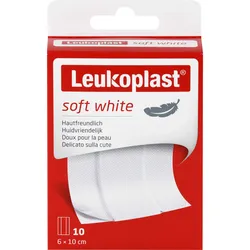 Leukoplast Soft White 6x10cm 10 ST