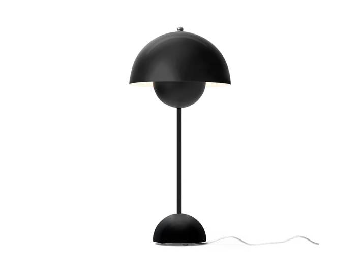 &Tradition - FlowerPot Tischleuchte VP3, schwarz matt