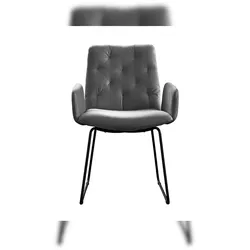 KAWOLA Stuhl CHARME Esszimmersessel Velvet stone