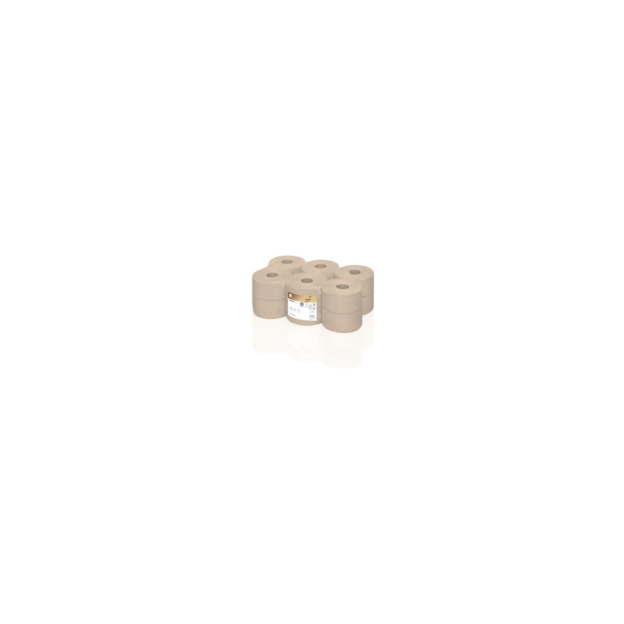 Satino PureSoft Jumbo Toilettenpapier Recycling, 2-lagig 720 Blatt ; E/D/E (318810)
