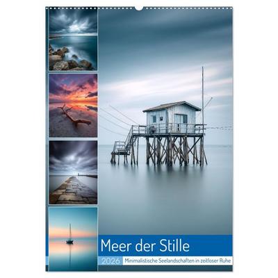 Meer der Stille (Wandkalender 2026 DIN A2 hoch), CALVENDO Monatskalender