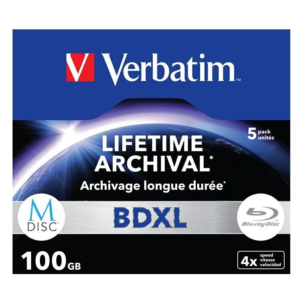 Verbatim Płyta BD-XL M-Disc 100GB 4X 5szt 43849 (5x) (43849)
