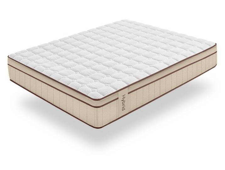Moonia - Hybrid Braun Taschenfederkernmatratze 30 cm - 140X200 cm