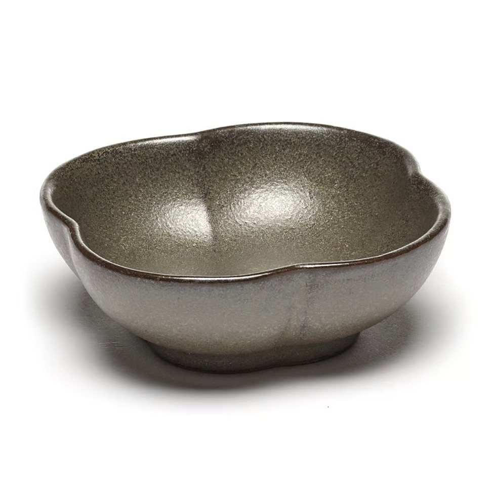 Serax Inku geribbelde kom Green Ø 9 cm