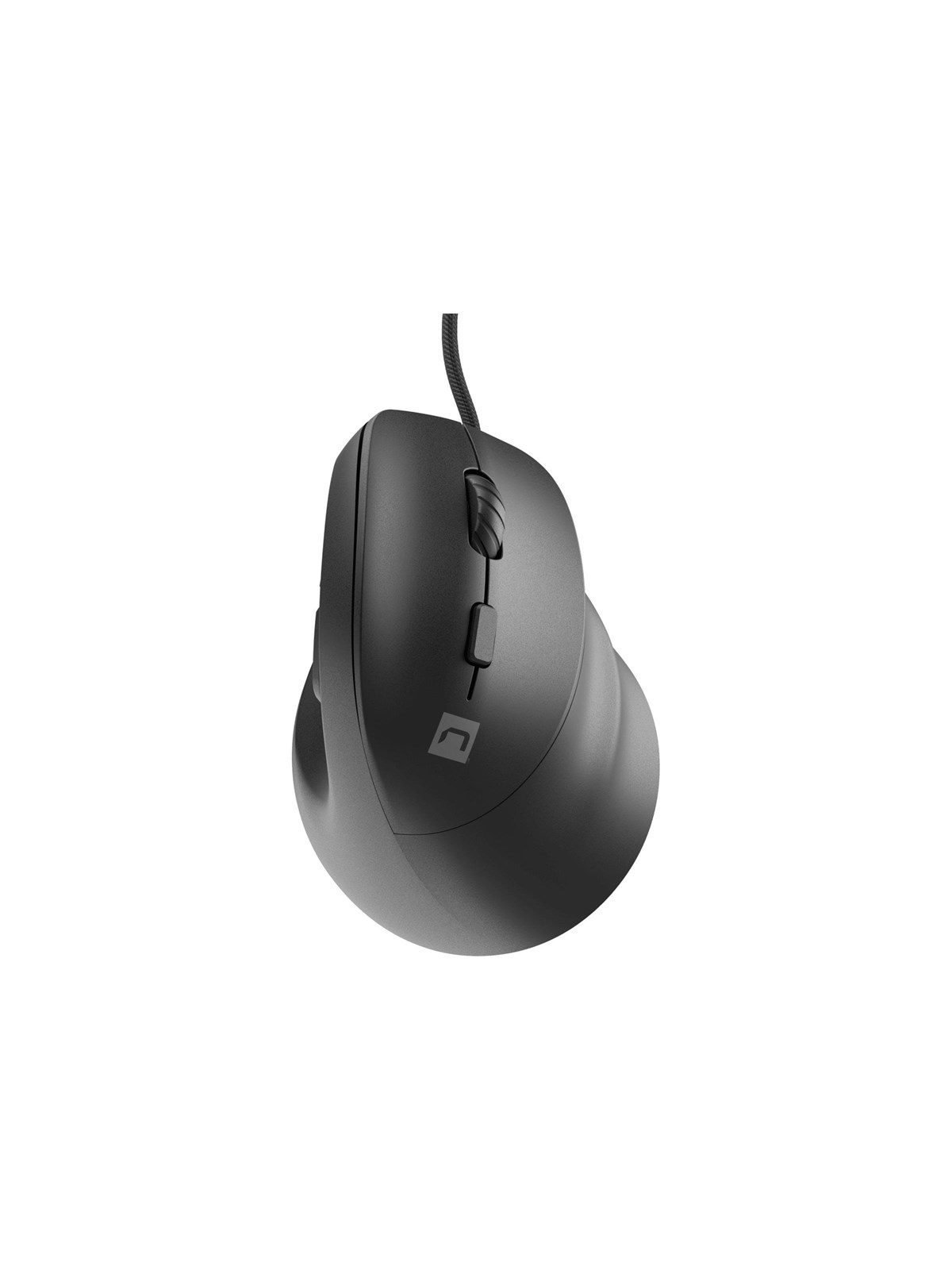 Natec CRAKE 2 PRO - vertical mouse - USB - black - Vertical mouse (Schwarz)
