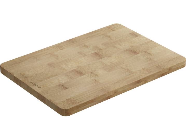 Schneidebrett SCHOCK Holzschneidbrett , beige (natur), B:36,7cm H:0,18cm L:26cm, Bambus, Schneidebretter, Schneidebrett, aus Bambus 36,7/26 cm