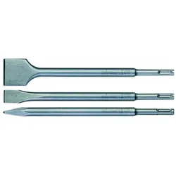 BEZ, Meissel, SDS-plus Chiselset indu pack 3 pcs, Chisel point