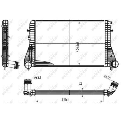 NRF Ladeluftkühler 30316 für VW