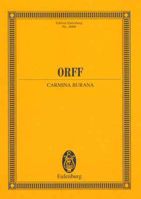 Edition Eulenburg Orff Carmina Burana