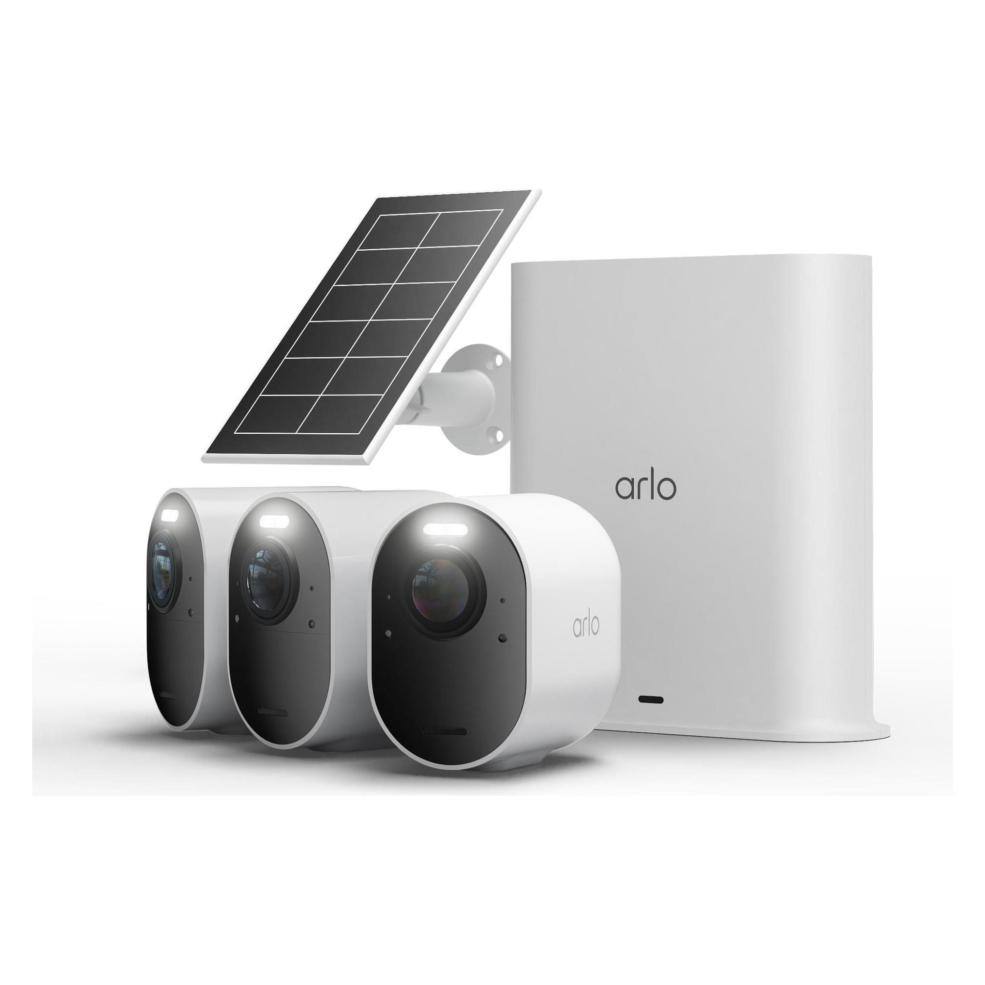 Arlo Ultra 3 Security Camera 3-CAM Kit (3840 x 2160 Pixels) (VMC5350-111EUS)