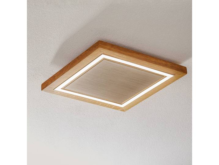 HerzBlut Deckenleuchte Otto O, dimmbar, Holz hell, für Wohn- / Esszimmer, Holz, Landhaus / Rustikal