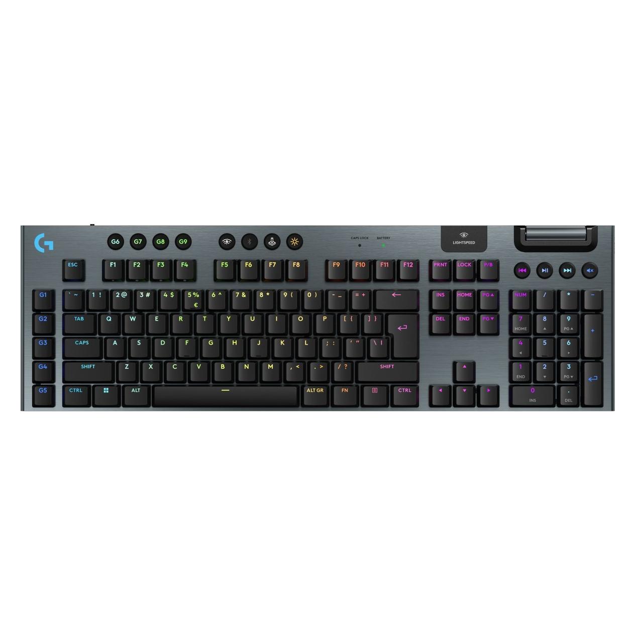 Logitech G915 X Lightspeed (Eng. Int., Kabelgebunden, Kabellos) (920-012709)