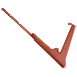 HEUEL Schneefangsystem Halterung Ton- u. Betondach - TopBoard u. StandardBoard - dunkelbraun