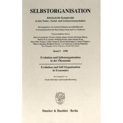 Selbstorganisation., Taschenbuch von , Duncker & Humblot, 978-3-428-09608-4