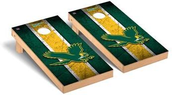 Skip's Garage Fitchburg State Falcons Vintage Cornhole Board Set