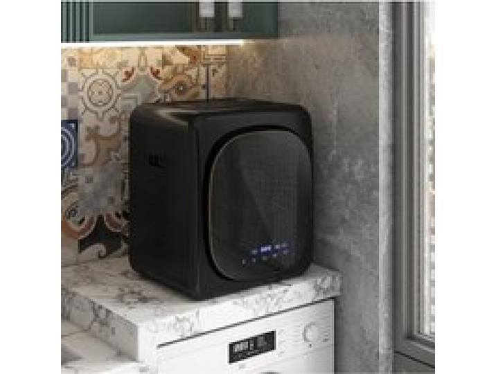 Mini sèche-linge – 4 kg – évacuation – LED tactile – noir